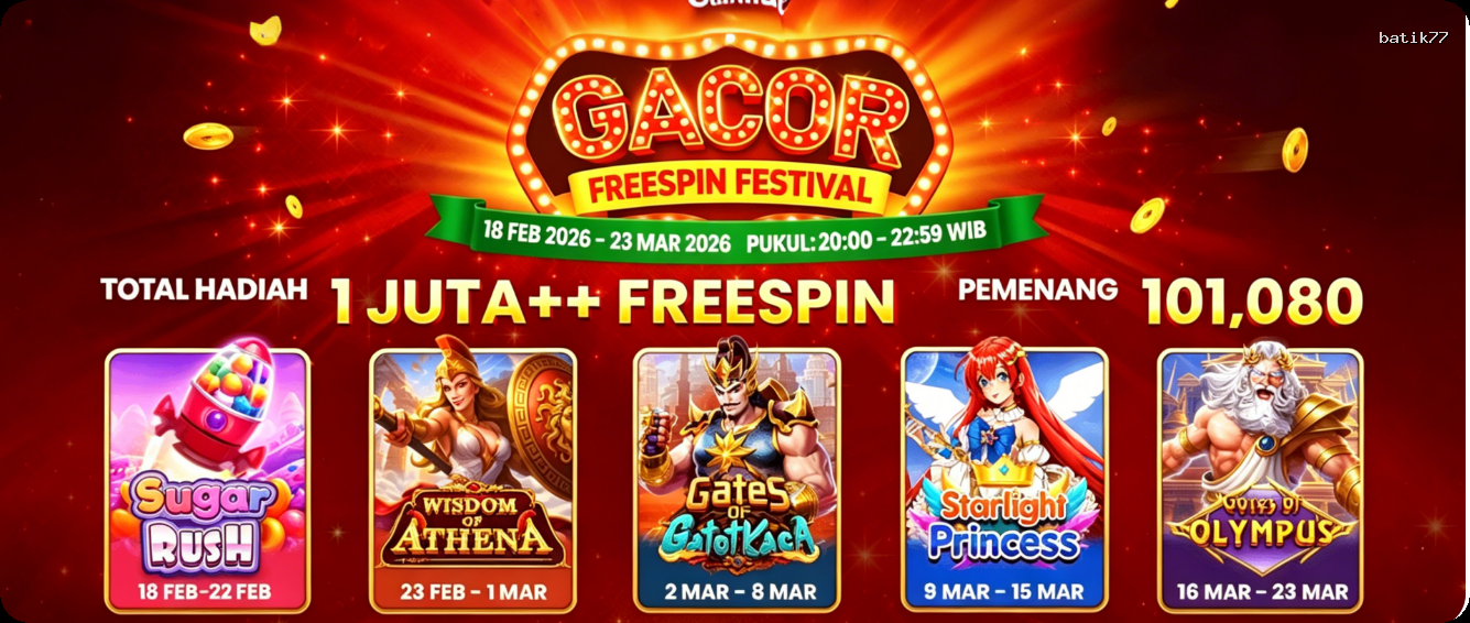 Login batik77 Sekarang Bonus Melimpah